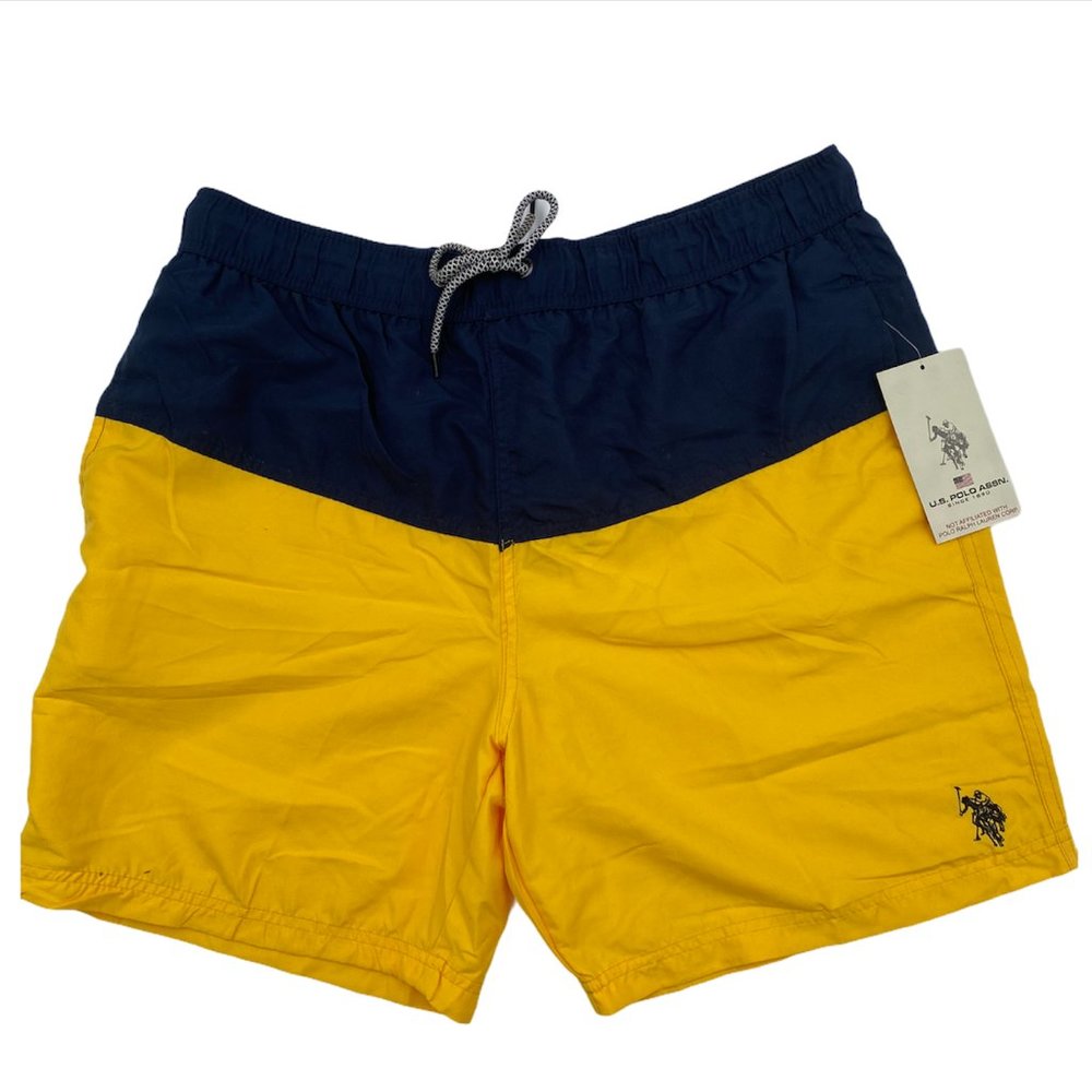 U.S.POLO shorts mens color:yellow ,size:M